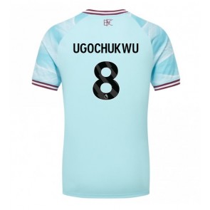 Burnley Lesley Ugochukwu #8 Gostujuci Dres 2025-26 Kratak Rukavima